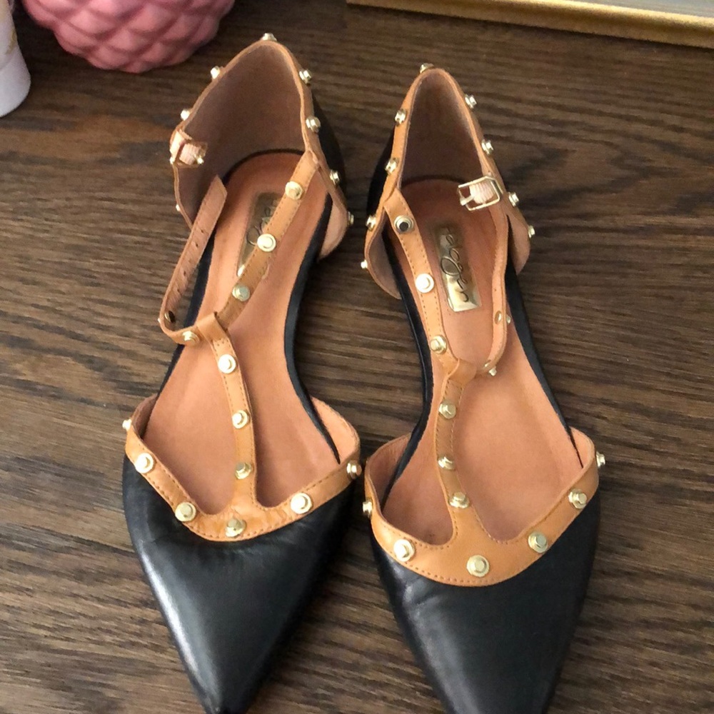 Black flats - worn but not in bad shape for price